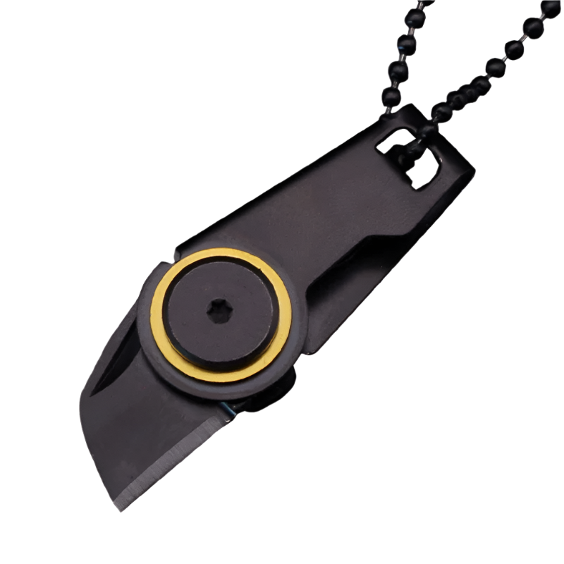 Mini-mes gebruikt tijdens kamperen, handig voor outdoor activiteiten.