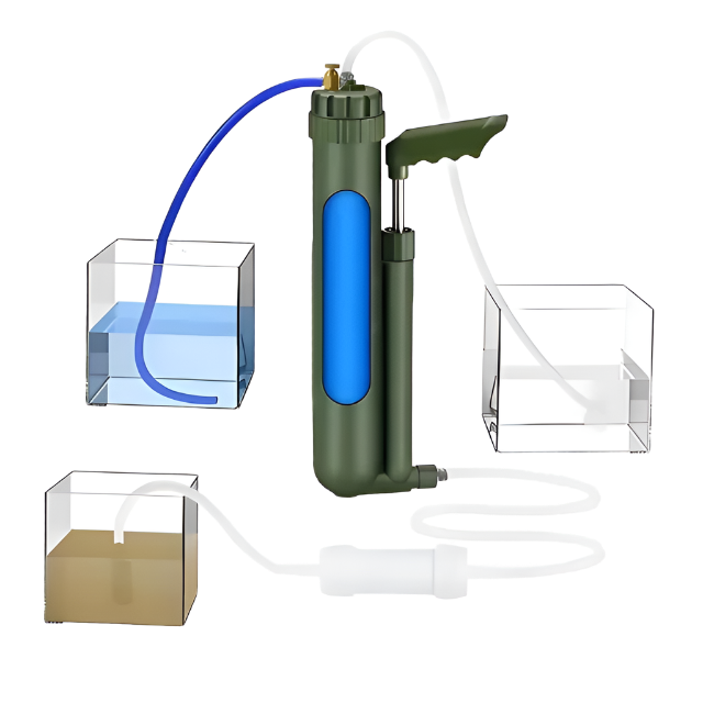 Waterfilter hoe werkt drievoudige filtratie