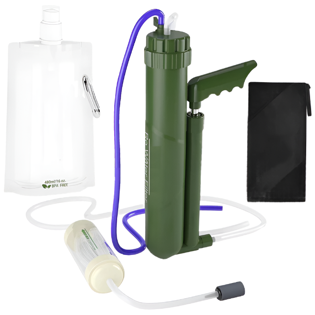 Waterfilter met UF en RO filtering voor noodgevallen