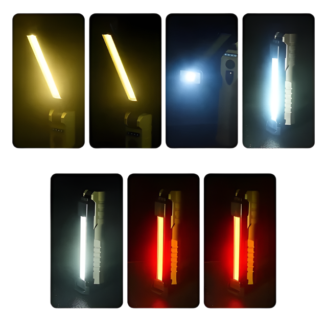 Opvouwbare werklamp voor fel licht