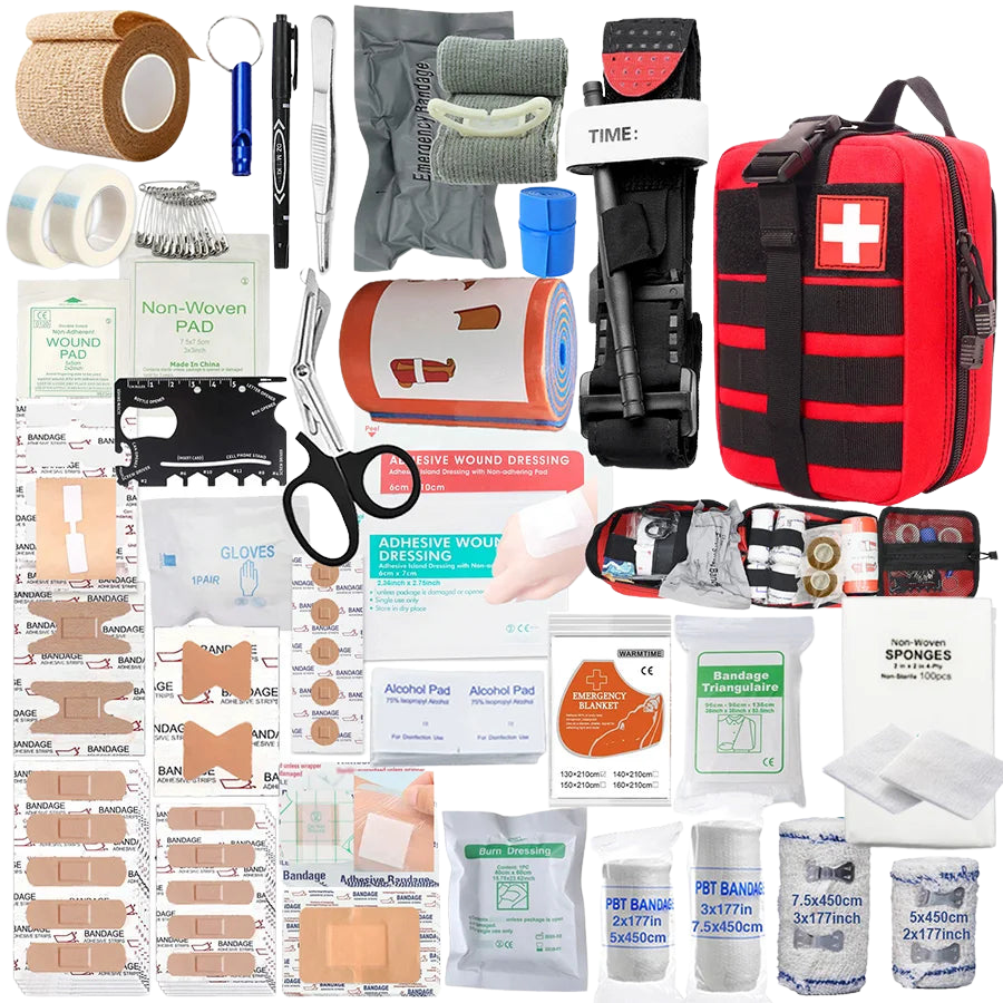 EHBO Noodpakket Large | Complete Eerste Hulp Set met 380+ Essentiële Items