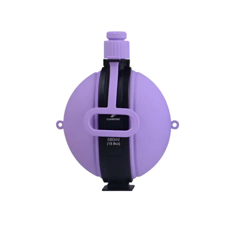 Duurzame 580ML opvouwbare waterfles van milieuvriendelijk silicone, geschikt voor outdoor activiteiten