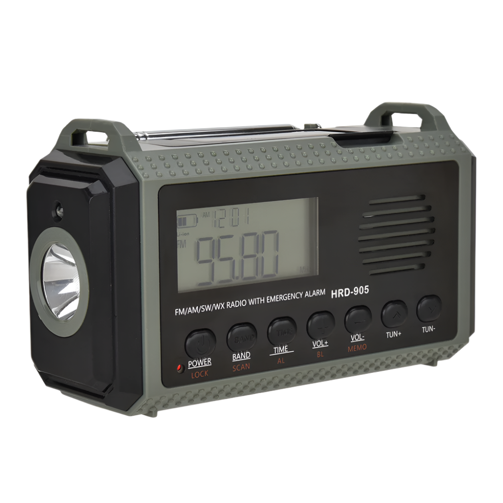 Zaklamp Radio 10.000 mAh telefoonoplader