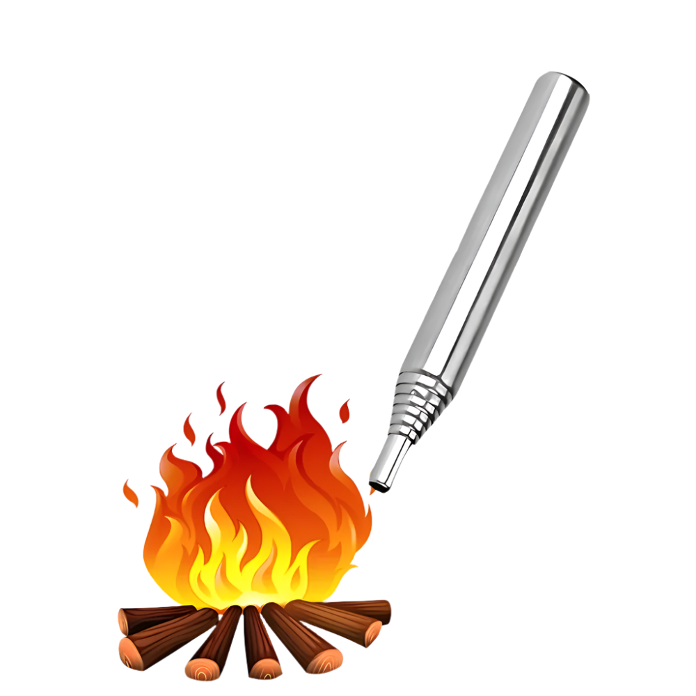 vuur blaaspijp van rvs