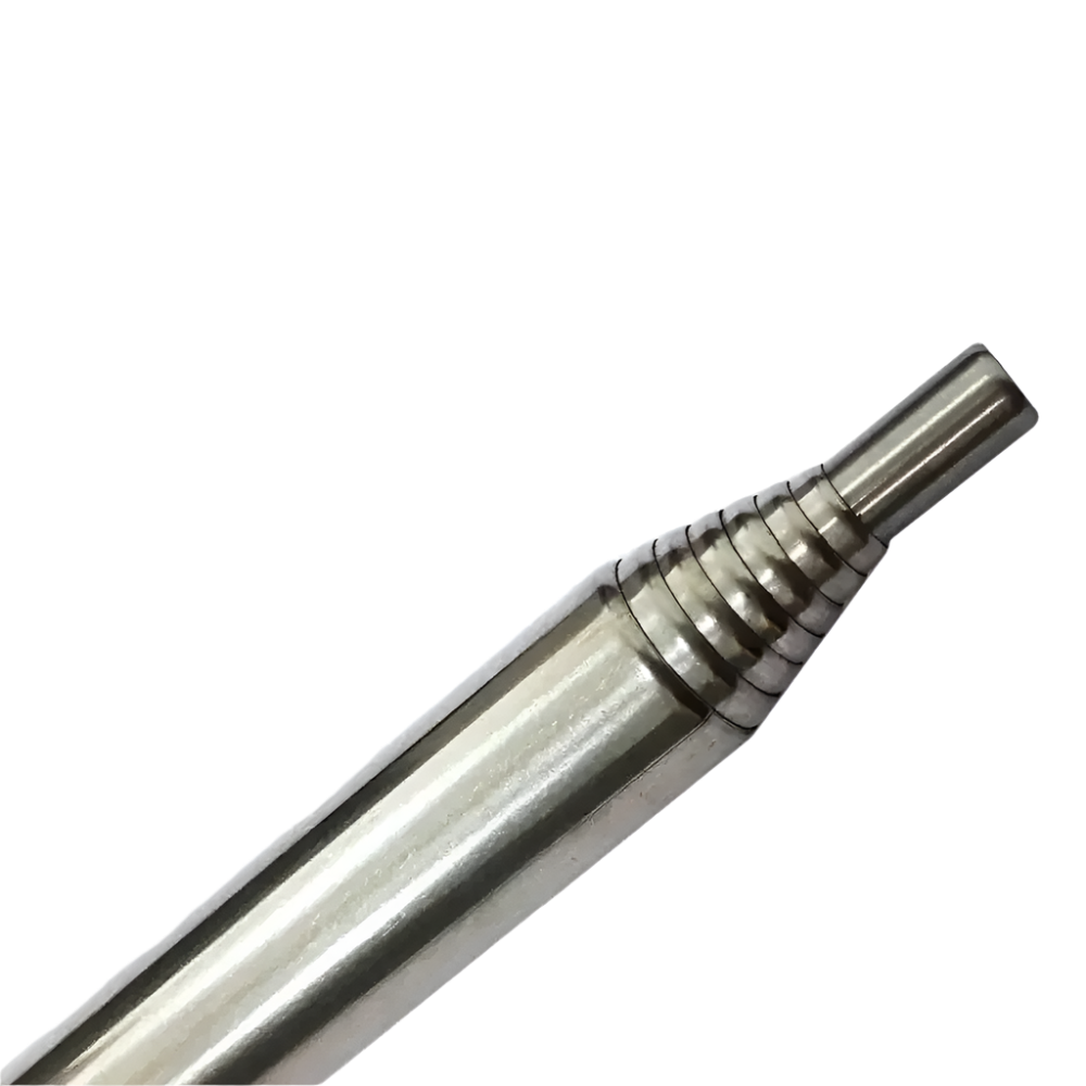 vuur blaaspijp van rvs zilver