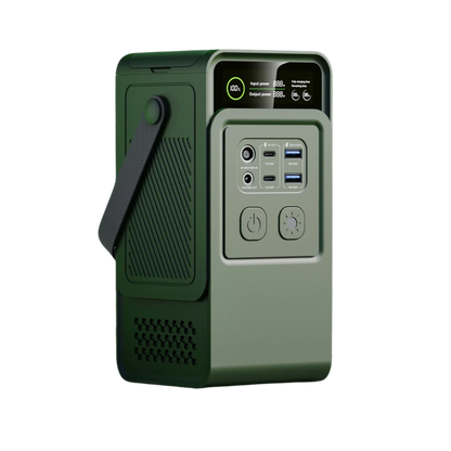 200W DC Power Bank Station (60000mAh) 192Wh Portable Power Station LiFePO4 Battery, 200W Solar Generator for Outdoor Camping