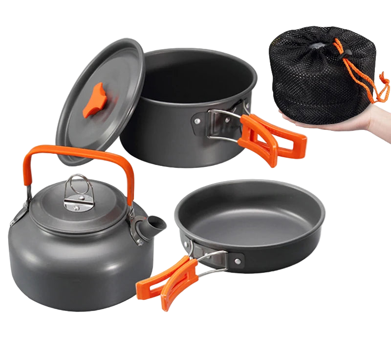 Camping kookset compact