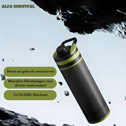 Alfa Survival Wasserfilter 10.000L | BPA-frei | PVC-, BPS- und BPF-frei