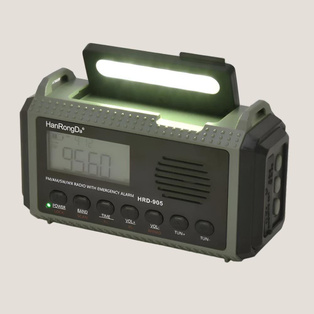 zaklamp radio 10.000 mAh, met oplaadbare functie voor telefoon en oplaadbare batterij